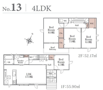 １３号棟　間取り図
