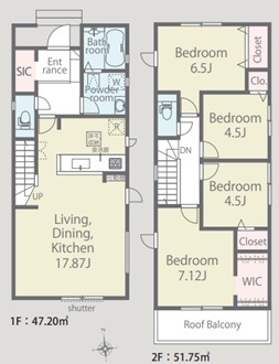 3号棟　間取り図面のスライド画像