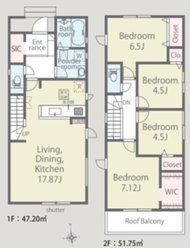 3号棟　間取り図面