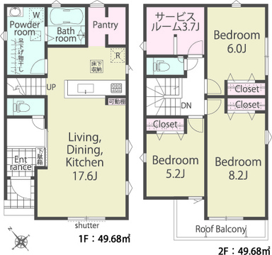 ４号棟　間取り図