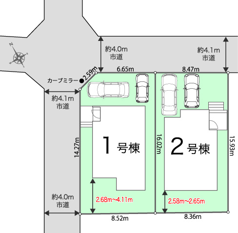 区画図のスライド画像