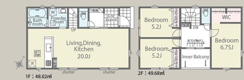 間取り　2号棟