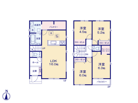 【1号棟】間取図