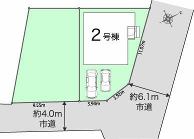2号棟　区画図のスライド画像