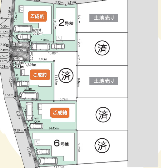 全体区画図のスライド画像
