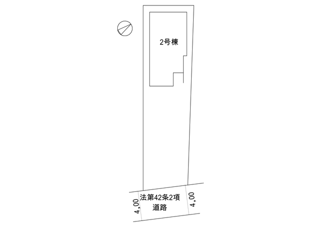 ２号棟　区画図のスライド画像