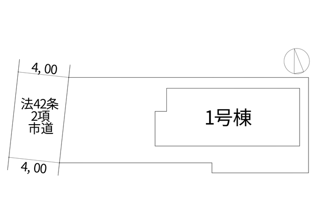 １号棟　区画図のスライド画像