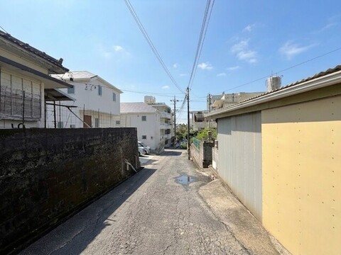 １号棟前面道路
