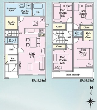 ２号棟　間取り図