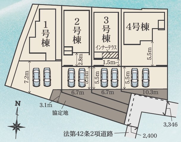 区画図のスライド画像