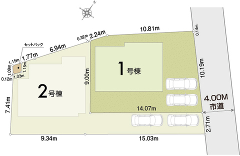 １号棟　区画図