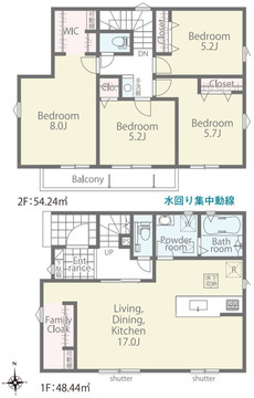 【1号棟】間取り図