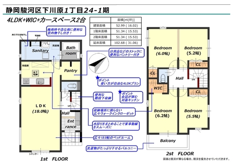 子供の成長に合わせて間取りを変えられる間取り