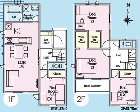 １号棟間取り図