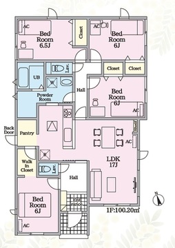 ３号棟：間取り図