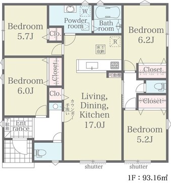 １号棟　間取り図