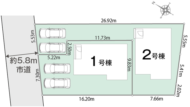 区画図のスライド画像