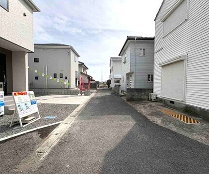 前面道路（西側道路）風景