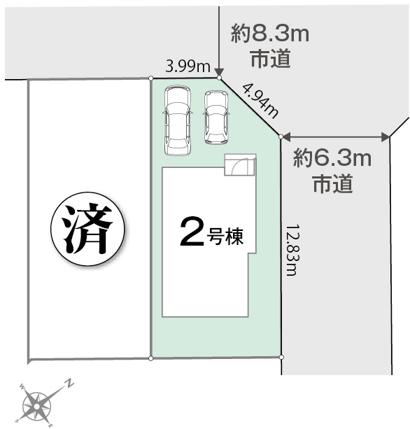 区画図のスライド画像
