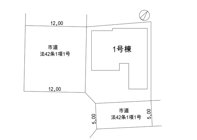 【1号棟】区画図のスライド画像