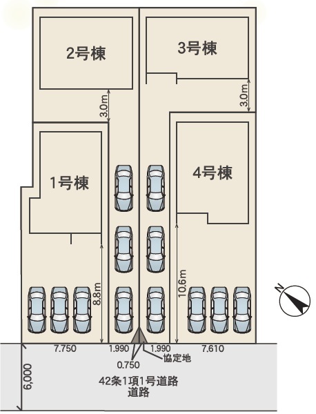 区画図のスライド画像