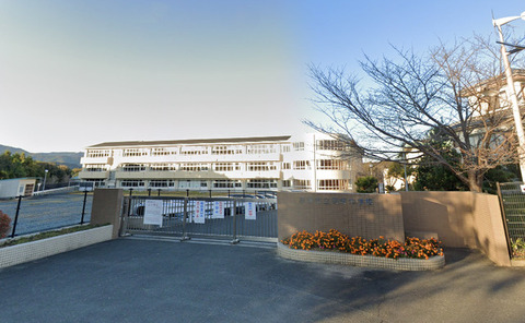 岡崎中学校：2100m