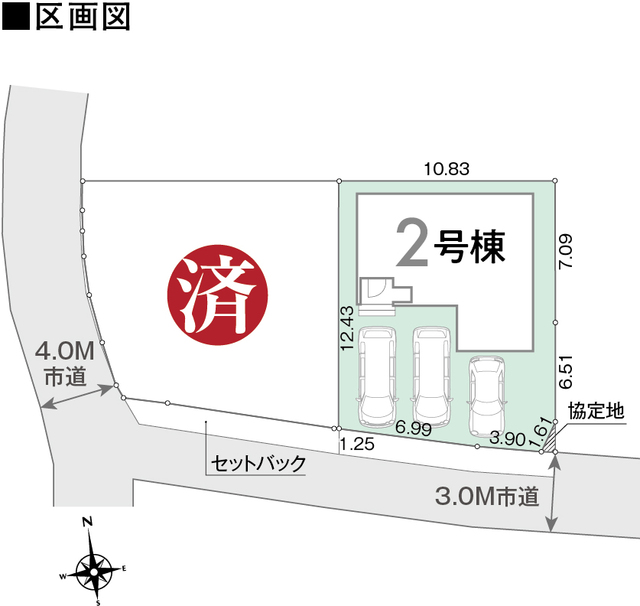 リナージュ徳島市八万町橋本０１期の画像2