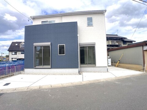 １号棟外観写真<br>ナチュラルモダンな外観がおしゃれです。