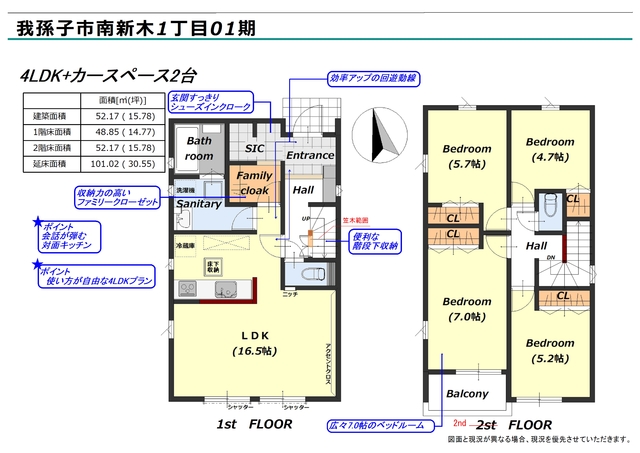 リナージュネクスジー我孫子市南新木１丁目０１期の画像2