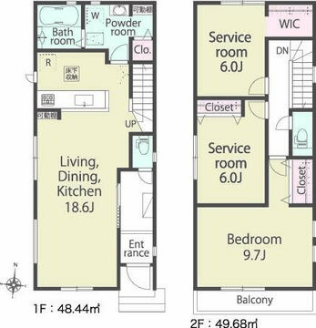 ２号棟　間取り図