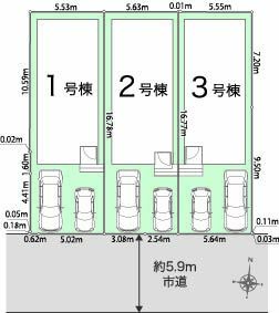 区画図のスライド画像