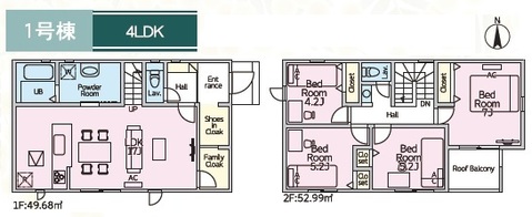 １号棟　間取り図