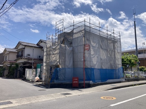 上棟しました
