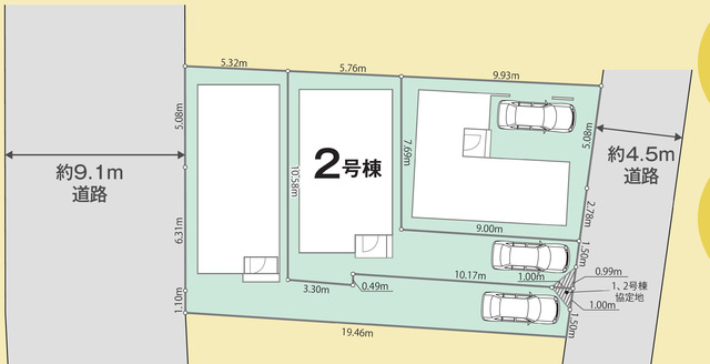 【2号棟】区画のスライド画像