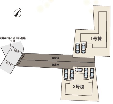 区画図のスライド画像