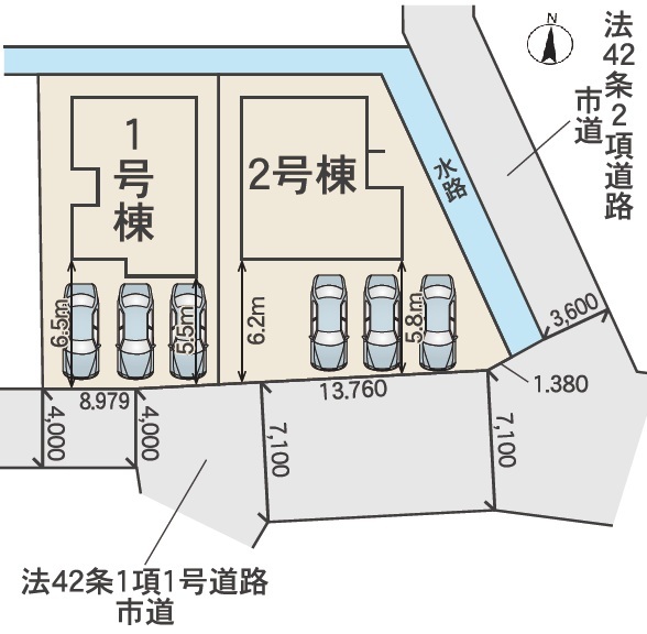 区画図のスライド画像