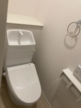 【１号棟】毎日気持ちよく使える、清潔感あふれるトイレ