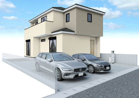 ☆２０２６年７月完成予定☆<br>外観完成予想パース<br>※ＣＧイメージにつき実際にと異なる場合がございます。
