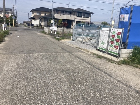 前面道路写真です。