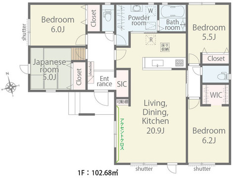 2号棟間取り図