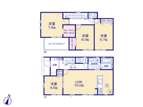 【1号棟】間取図