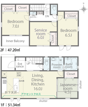 2号棟　間取り図