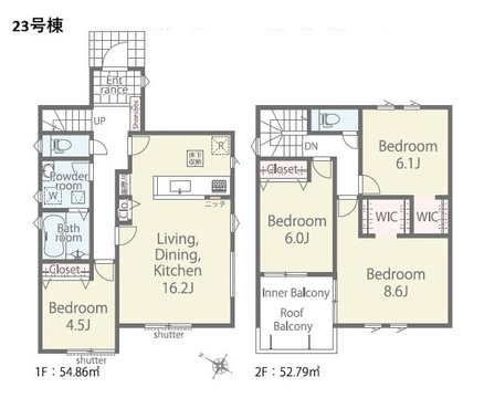 23号棟間取り
