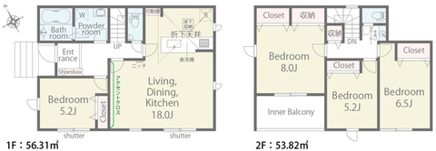 1号棟間取り図