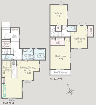 【2号棟】間取り図