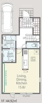 ２号棟　１階間取り図