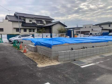 基礎工事完了しました