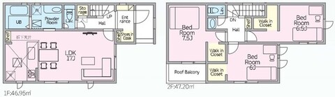 2号棟　間取図