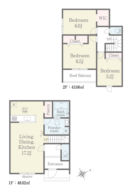 ※参考間取り図のスライド画像