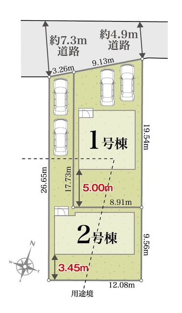 区割図のスライド画像